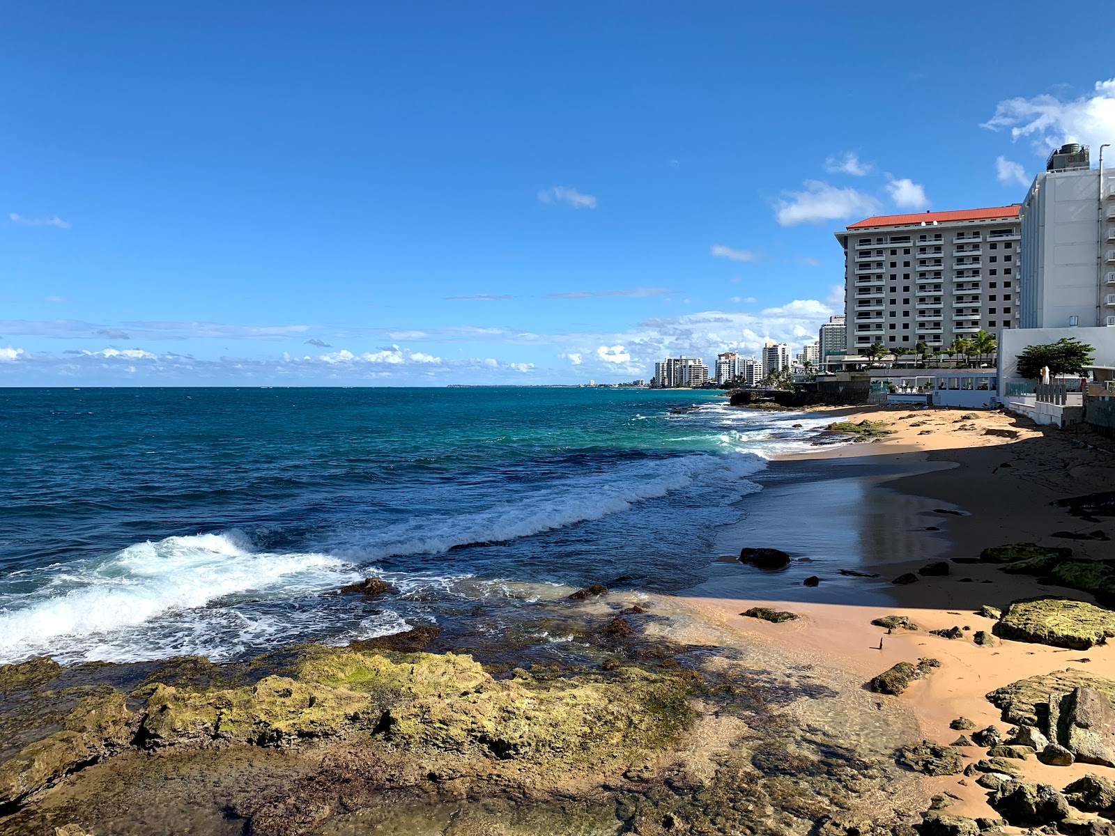 Photo of Condado beach with straight shore