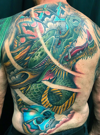 Explore phases of the moon tattoo ideas, creative tattoo ideas in Arlington, available at Lady Octopus Tattoos