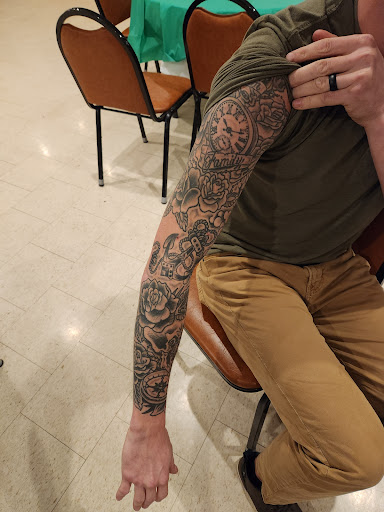 Explore stitching tattoo ideas, creative tattoo ideas in Fredonia, available at True Blue Tattoo