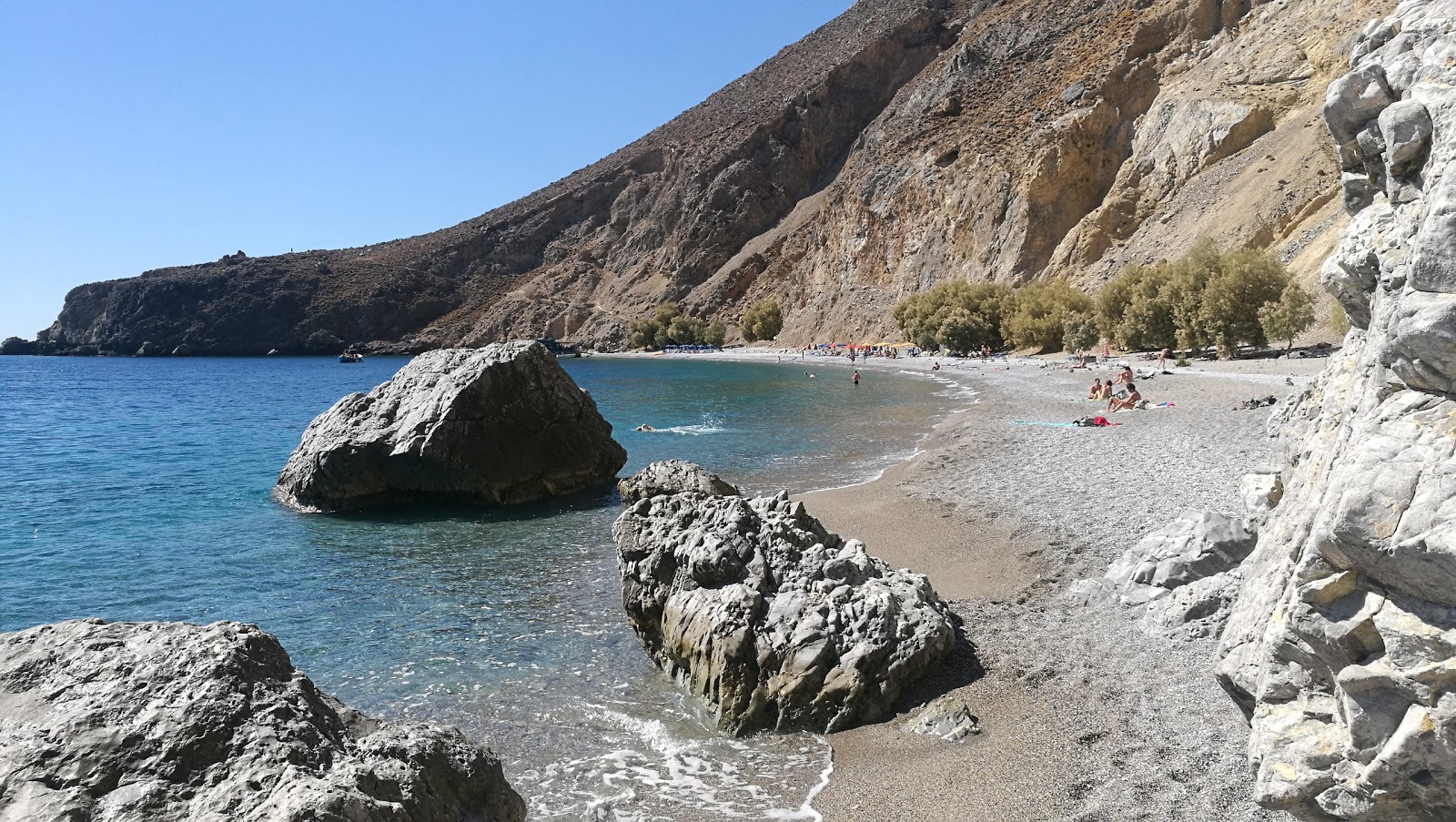 Photo of Glyka Nera beach located in natural area