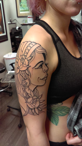 Explore lightning bolt tattoo ideas, creative tattoo ideas in Fort Wayne, available at Grade A Tattoos and Body Piercing