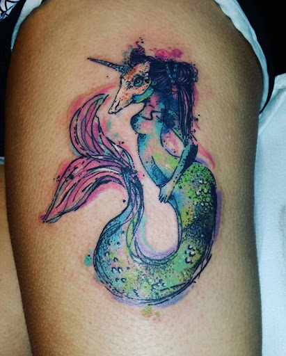 Explore twice tattoo ideas, creative tattoo ideas in Benton, available at Spectrum Tattoo