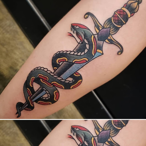 Explore birth year tattoo ideas, creative tattoo ideas in Bloomington, available at Crimson Breed Tattoo Studio