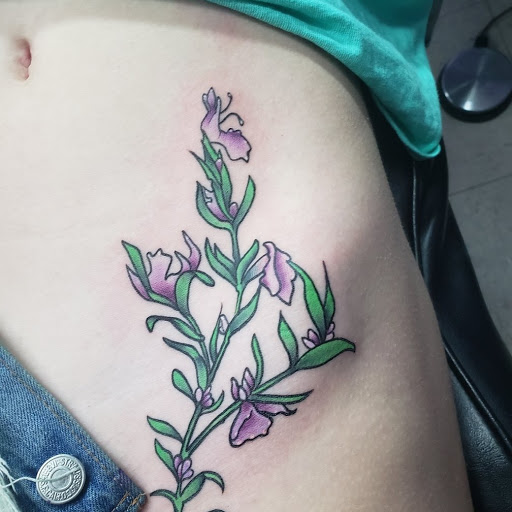 Explore birth and death date tattoo ideas, creative tattoo ideas in Crystal City, available at Meraki Tattoo and Piercing