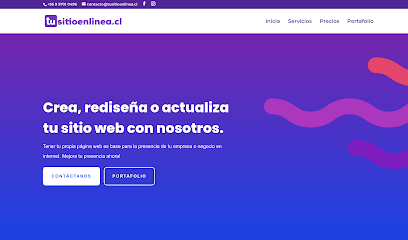 Tusitioenlinea.cl | Diseño Páginas Web Concepción