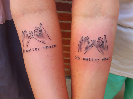 Explore small matching tattoo ideas, creative tattoo ideas in Meridian, available at SK-Tattoo1