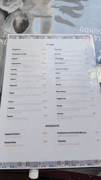 Dama E Vagabundo à Lisbon menu