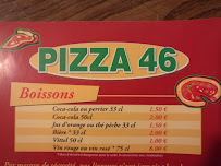 Menu / carte de Pizza 46 à Verdun