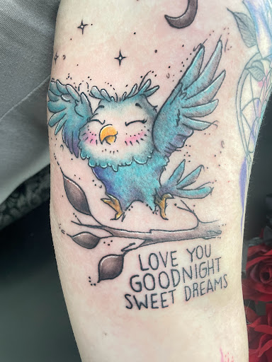 Explore big sis lil sis tattoo ideas, creative tattoo ideas in Crystal City, available at Meraki Tattoo and Piercing