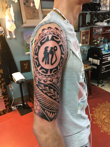 Explore christian chest tattoo ideas, creative tattoo ideas in Delray Beach, available at Tradition Tattoo