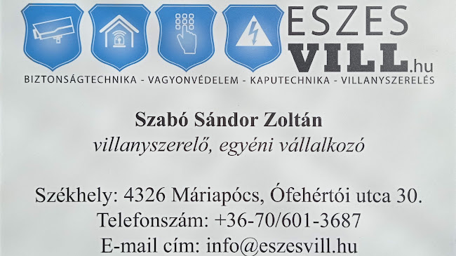 Értékelések erről a helyről: Szabó Sándor Zoltán E.V., Máriapócs - Villanyszerelő