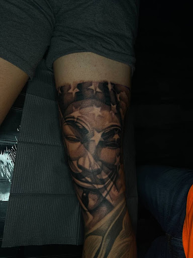 Explore black cat tattoo ideas, creative tattoo ideas in Miami, available at Inkaholik Tattoos