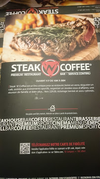 Restaurant Steak N Coffee à Villeneuve-d'Ascq (la carte)