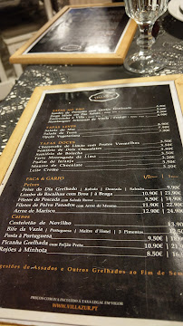 Restaurant Villazur - Restaurant & Tapas à Azurara (le menu)