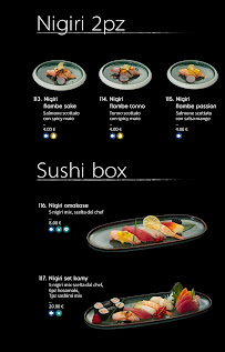 kamy sushi Ristorante à Bancole carte