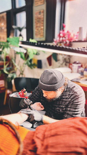 Explore cute bee tattoo ideas, creative tattoo ideas in Nashua, available at Sundance Tattoo Parlor