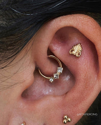 Explore collage tattoo ideas, creative tattoo ideas in Chicago, available at Identity Body Piercing