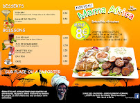 Restaurant de spécialités d'Afrique de l'Ouest Restaurant Sénégalais Mama Africa Clermont Ferrand à Clermont-Ferrand (le menu)