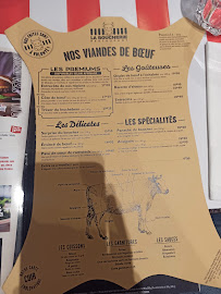 Carte du Restaurant La Boucherie à Mirambeau