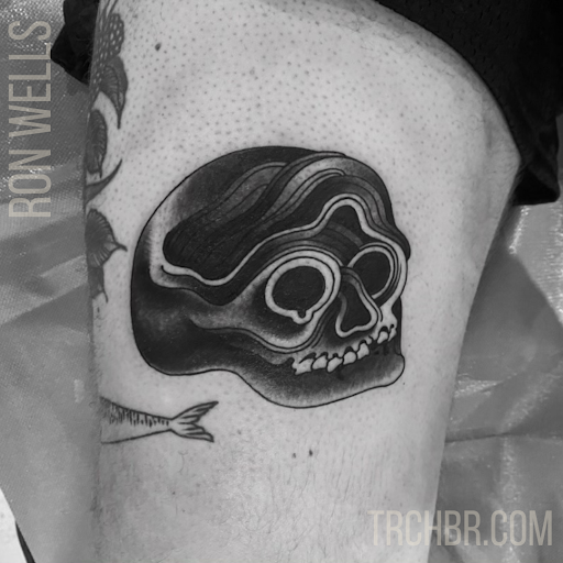 Explore brick tattoo ideas, creative tattoo ideas in Providence, available at The Torchbearer Tattoo