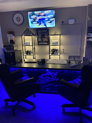 Find gym tattoo ideas for men for your next unique tattoo in Daytona Beach at Studio 21 Tattoo & Piercings Daytona Beach
