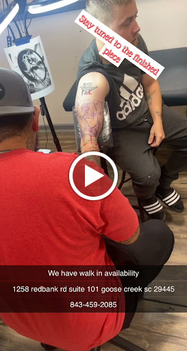 Explore mechanic tattoo ideas for guys, creative tattoo ideas in Goose Creek, available at Red Kirin Tattoo