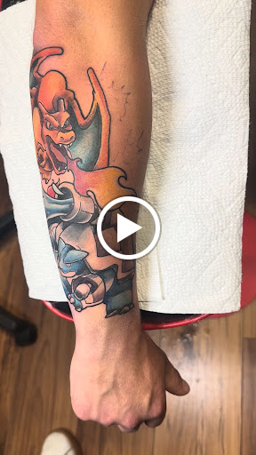 Explore king tattoo ideas, creative tattoo ideas in Greenwood, available at Perception Body Modification Studio
