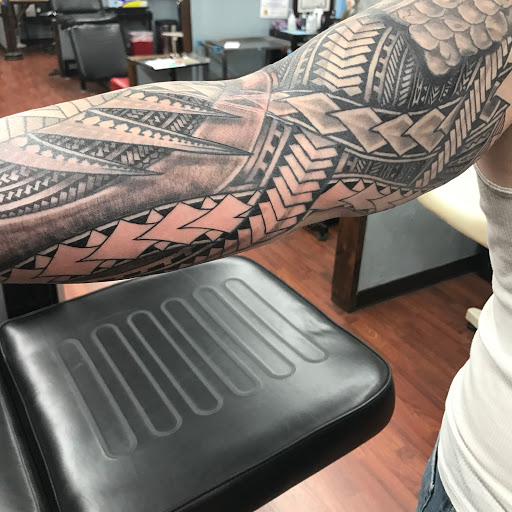 Explore tribal butterfly tattoo ideas, creative tattoo ideas in San Diego, available at Funhouse Tattoo