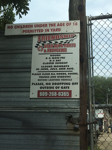 Used Auto Parts Store «Friendship Used Auto Parts», reviews and photos, 58 New Rd, Tabernacle, NJ 08088, USA