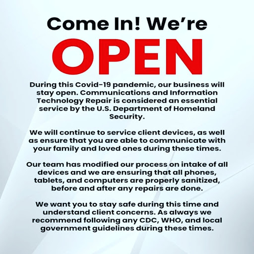 xFixit iPhone Galaxy MacBook Laptop iPad Tablet Repair High speed internet & VoIP phone system provider Orange County image