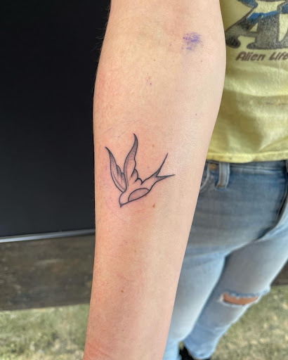 Explore chest piece tattoo ideas for men, creative tattoo ideas in Belgrade, available at The Loyal Sparrow Tattoo and Piercing