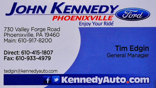 Ford Dealer «John Kennedy Ford - Phoenixville», reviews and photos, 730 Valley Forge Rd, Phoenixville, PA 19460, USA