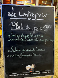 Menu / carte de Le Contrepoint à Villard-de-Lans