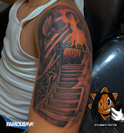 Explore tattoo ideas for cover up, creative tattoo ideas in Hammond, available at Famous Ink, Inc.