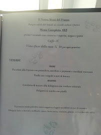 Trattoria Paradiso di Nervi à Genoa menu