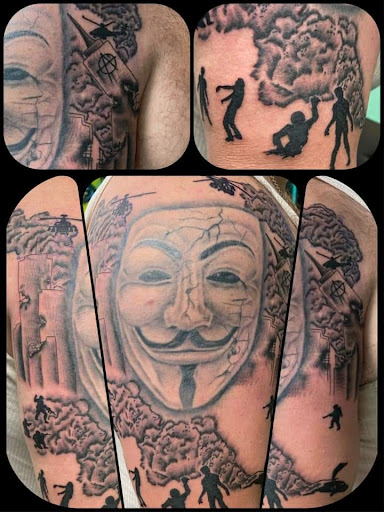 Explore eye tattoo ideas for guys, creative tattoo ideas in Mckinney, available at Borrowed Time Fine Art Gallery Tattoo Shop