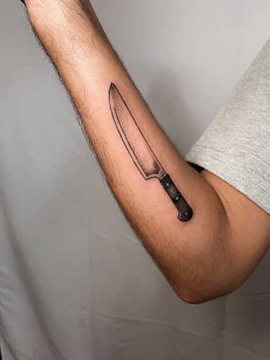 Explore fire and air tattoo ideas, creative tattoo ideas in New York, available at In Due Time Tattoo