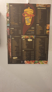 Menu / carte de Gaststätte Özgü Kebap-Haus à Nastätten