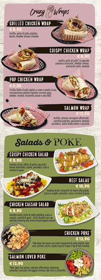 Menu du Crazy Bull Cafè - American Restaurant à Surbo