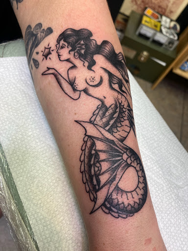 Explore tattoo ideas anchor, creative tattoo ideas in New Orleans, available at TOUGH LOVE TATTOOS