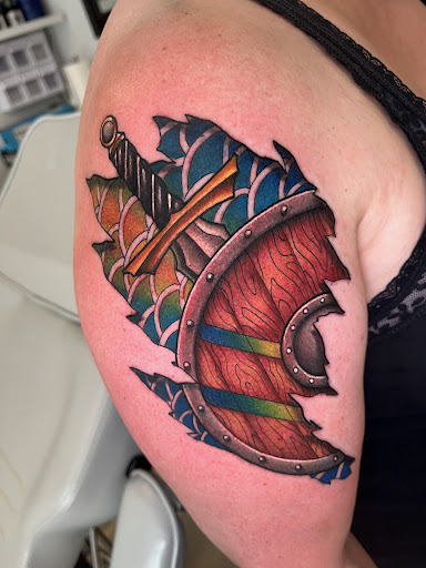 Explore tattoo ideas line work, creative tattoo ideas in Castle Rock, available at Studio 38 Tattoo and Gallery