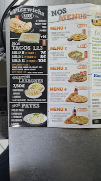 Menu du 1 2 3 Pizza à Noisy-le-Grand