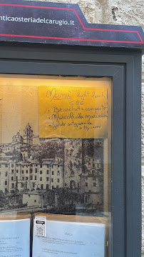 Restaurant italien Antica Osteria del Carugio à Porto Venere - menu / carte