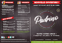 Padrino Pizza le blanc mesnil à Le Blanc-Mesnil carte