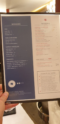 Sacré Frenchy ! à Paris menu
