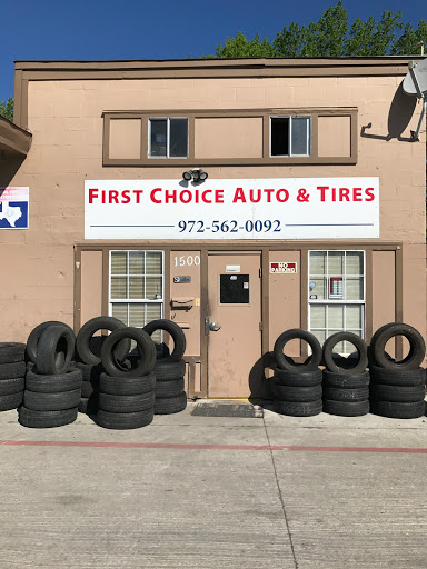 Used Tire Shop «First Choice Auto & Tires», reviews and photos, 1500 S McDonald St, McKinney, TX 75069, USA