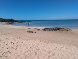 Foto von Strand von Castelhanos und die siedlung