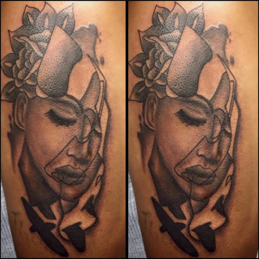 Explore his her matching tattoos ideas, creative tattoo ideas in Savannah, available at Tatlyfe Studios