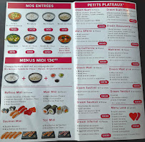 Menu / carte de Dream Sushi à Aubervilliers