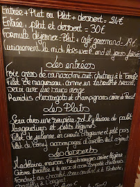 Restaurant français La Madeleine de Proust à Chaumont-sur-Loire (la carte)